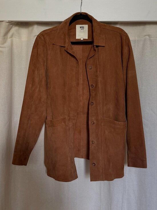 Sezane Jackets & Blazers - Sezane Will Jacket in Camel Suede